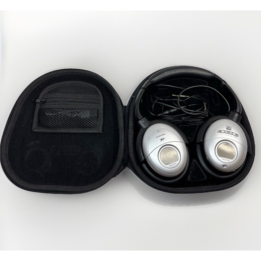 Creative X-Fi Wireless Headphones CMSS-3D Crystalizer NC Tested Working